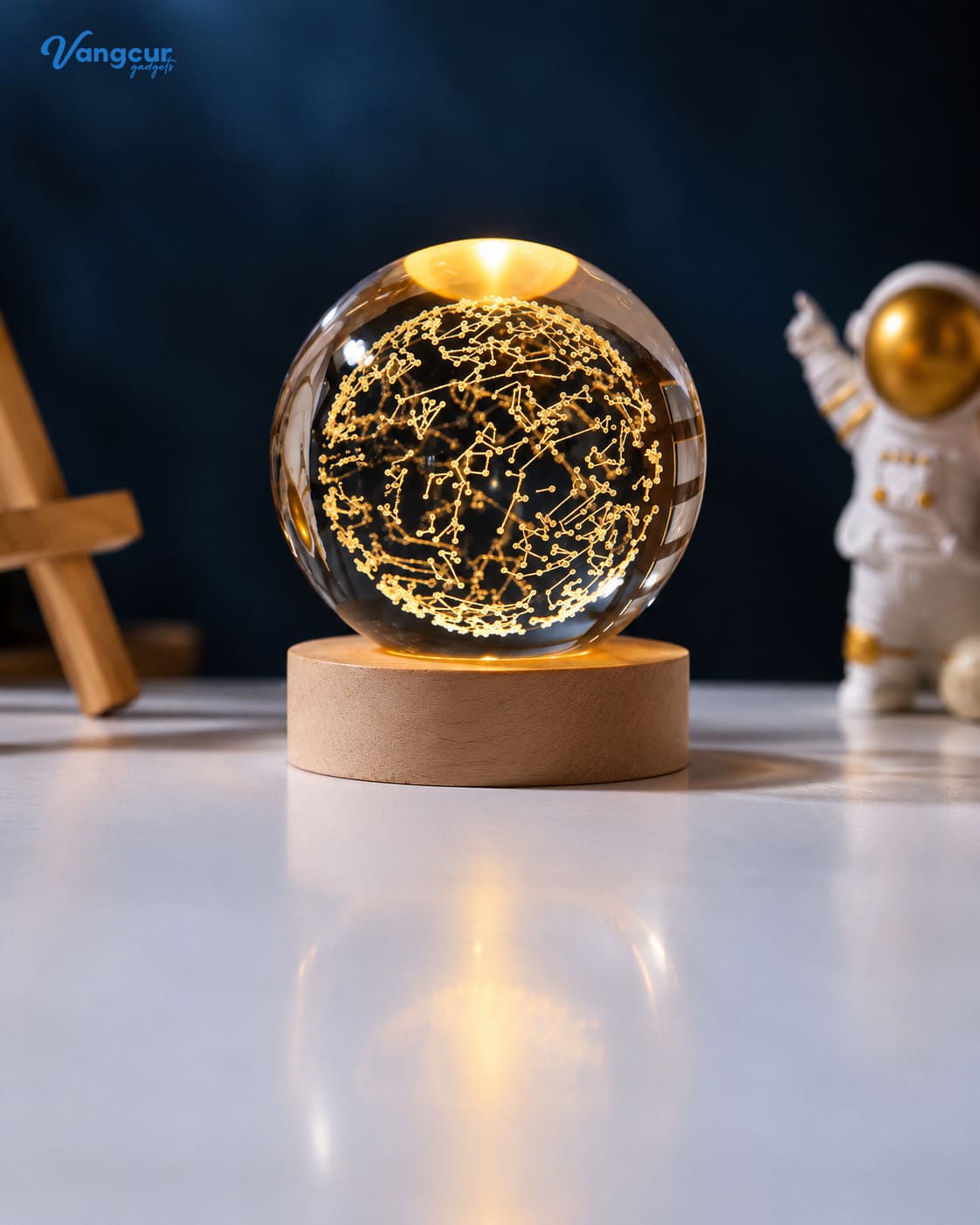 3D Constellation Crystal Ball Lamp Single Color Vangcur